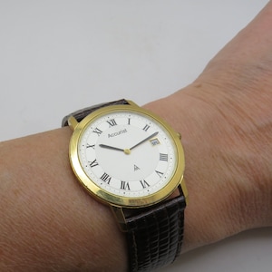 vintage Watch / sports watch / Vintage watch / quartz watch / gold watch / vintage gents / watch / gift for him (f9)