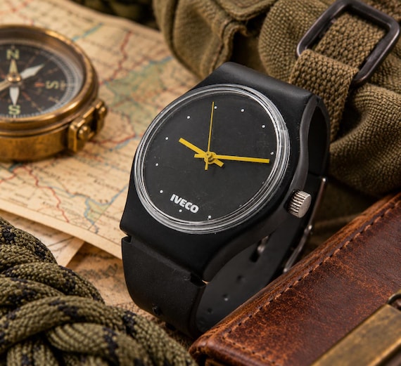 vintage iveco Watch / collectable watch / Vintage watch / Mechanical  watch / waterproof watch / vintage gift  / watch