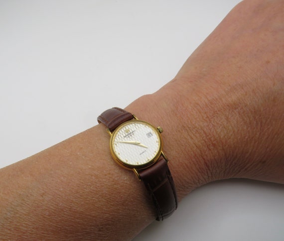 Vintage Raymond Weil Gold Dress Watch / Gold Quartz Watch / Gold Dress Watch  / Womans Watch / Gift for Her (S19) - Etsy