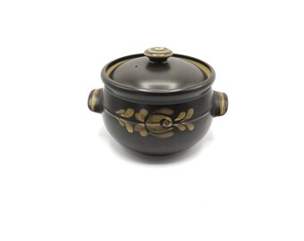 Vintage Denby Arabesque Lidded Casserole Dish - England Stoneware