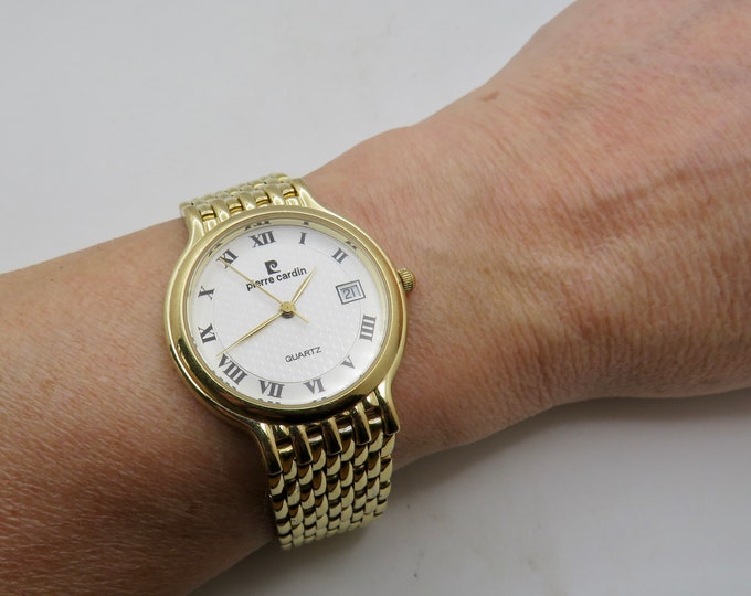 Vintage pierre Cardin watch / gold watches / sports watch /  Watch / gents Watches /  Gift for him (D13)