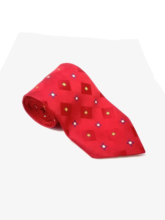 vintage tie / Kneck tie / vintage clothing  / West German / vintage tie  / menswear clothing /  gift for him / retro tie / polyester