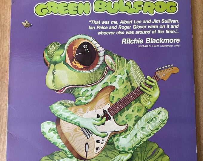 Ritchie Blackmore Green Bullfrog Vinyl Record VG ECY16B-1A 1980 (2)