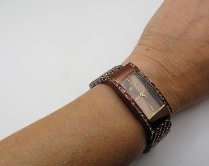 vintage rectangle watch / vintage wrist watch / womens watches / vintage Hamnett Watch / watch / vintage sport / Womans watch (RB37393)