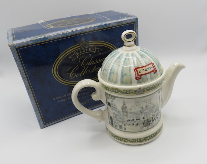 James Sadler / London Heritage / Boxed / Ironstone Teapot / made in England