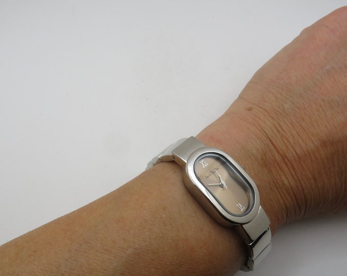 Vintage rectangle watch / 7.6" wrist watch / Jane shilton watch / womens Watches / womans Watch / Gift for her (m7)
