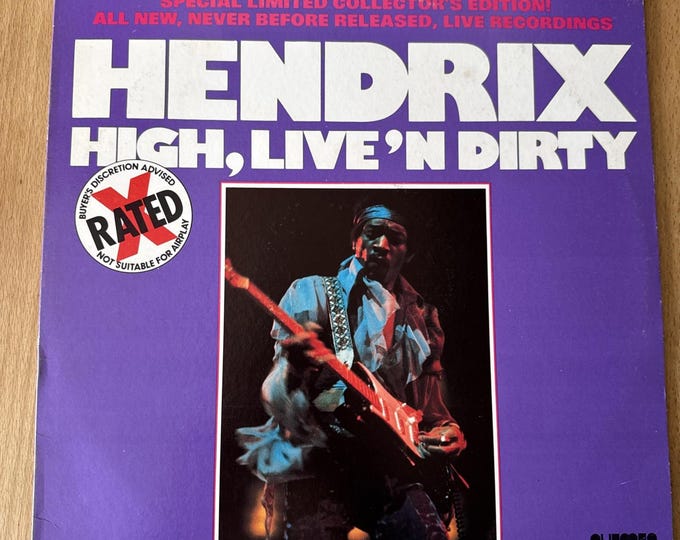 jimi hendrix high live n dirty 1st press A1/B1 vinyl lp 1978 (32)
