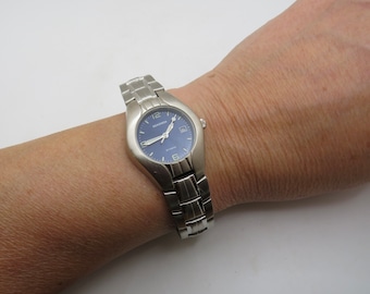 vintage sports watch / 7.1" large wrist size / vintage dive watch / Japan watch / vintage Watch / watch  ladies watch (f5)