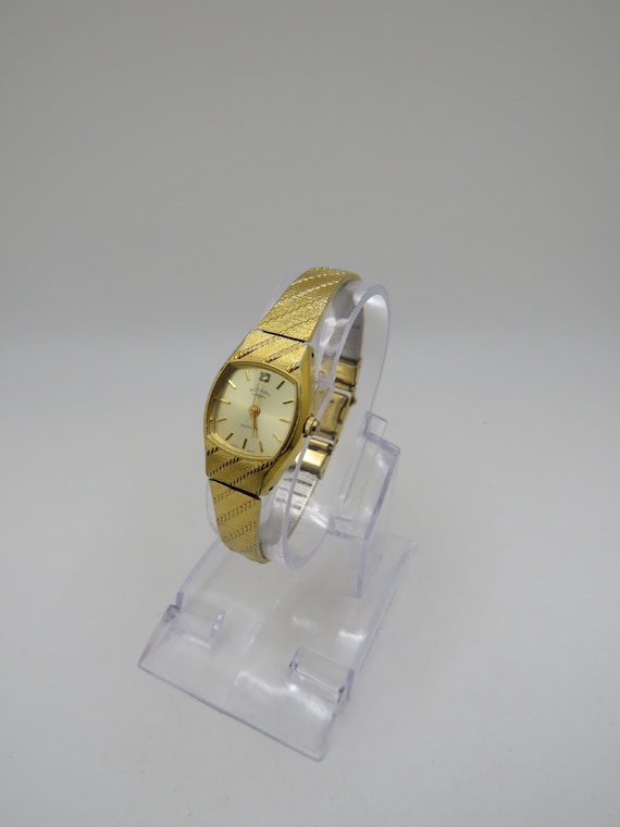 vintage rotary gold watch / 6.3" wrist size / vin… - image 10