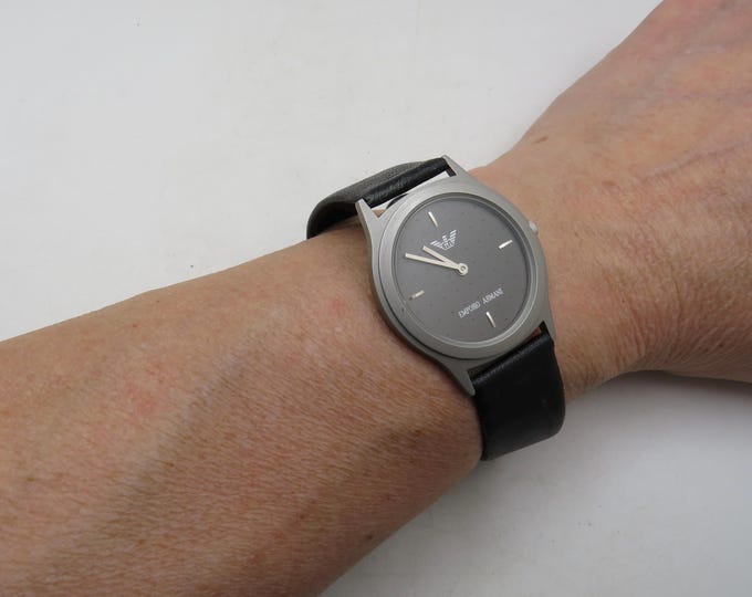 Vintage Armani Sports Dress Watch, thin design (y27)