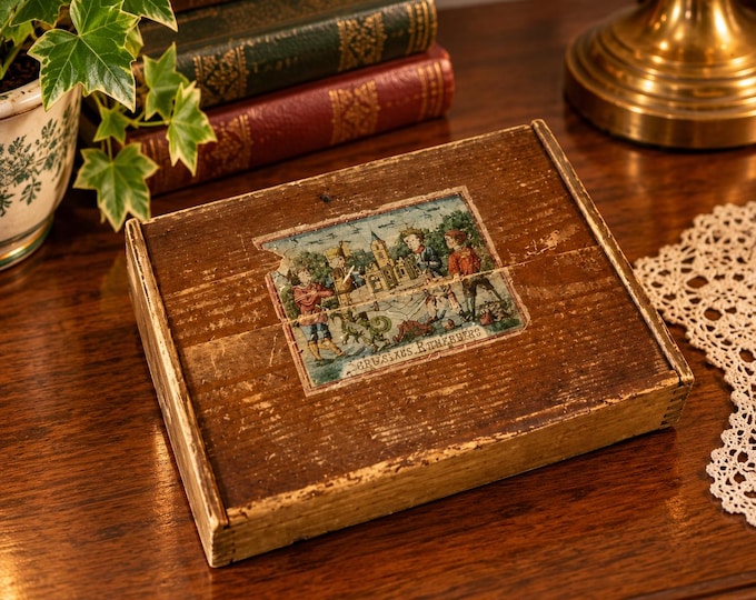 German block toy game / schweizer bankasten /  wooden blocks  / antique wooden box /  vintage Wood / masonic / black forest  / lodge / (RB)