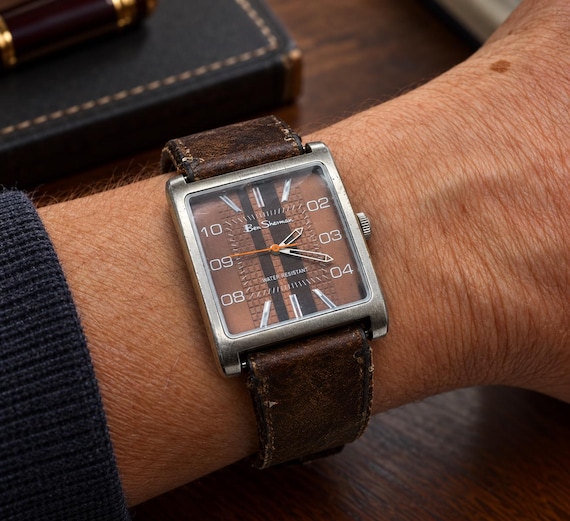 Vintage Hight St / Ben Sherman cuff watch / Mens Wrist Watch (bb15)