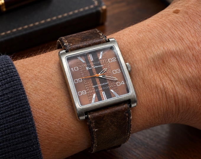 Vintage Hight St / Ben Sherman cuff watch / Mens Wrist Watch (bb15)