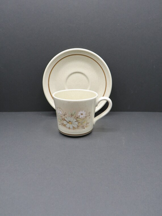 Royal Doulton Florinda / vintage stoneware tea set / English / denby / discontinued