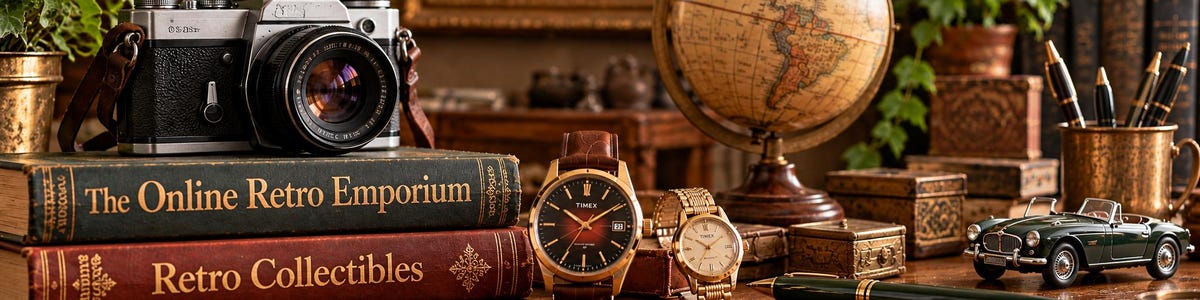 Authentic Vintage Watches, Retro Collectibles & Unique Nostalgic