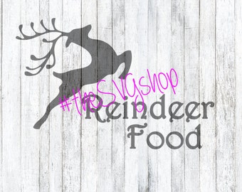 SVG, DXF, PNG Files, Reindeer Food, Christmas diy idea, Christmas, Milk, cookies, reindeer food