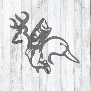 Deer Duck Fish Decal -  Canada