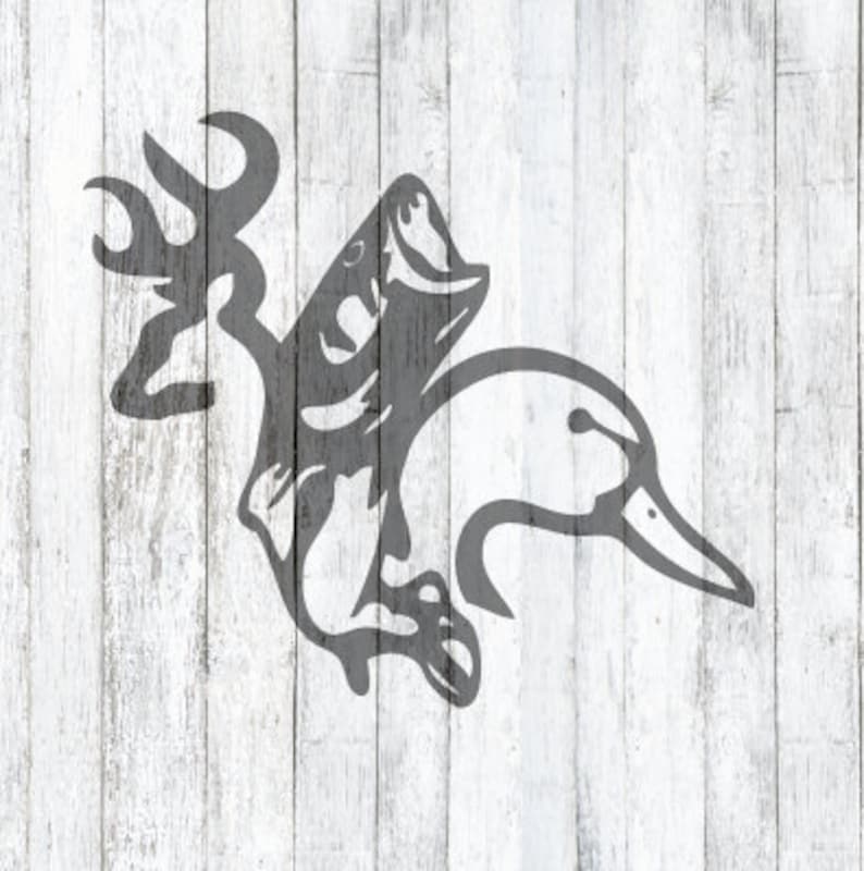 Download SVG Deer Fish Duck File | Etsy