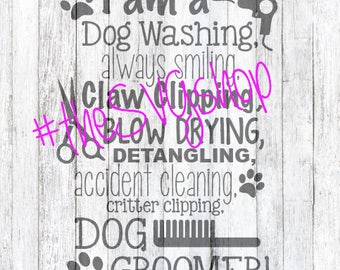 Dog Groomer SVG