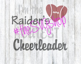 SVG Files Raiders Cutest Cheerleader