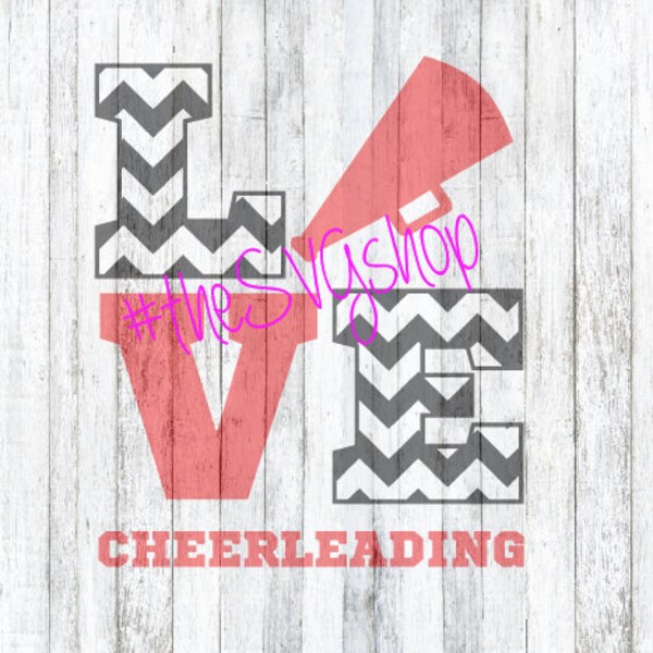 Pliki SVG, DXF, PNG, kocham cheerleading, Cheerleader SVG, pliki SVG, sezon futbolowy