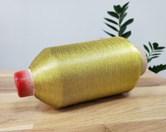 Goldstickereifaden – Gelbgoldener Metallfaden
