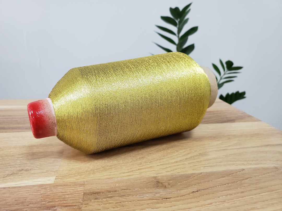 Goldwork Thread - Yellow Gold Metal Thread - Etsy