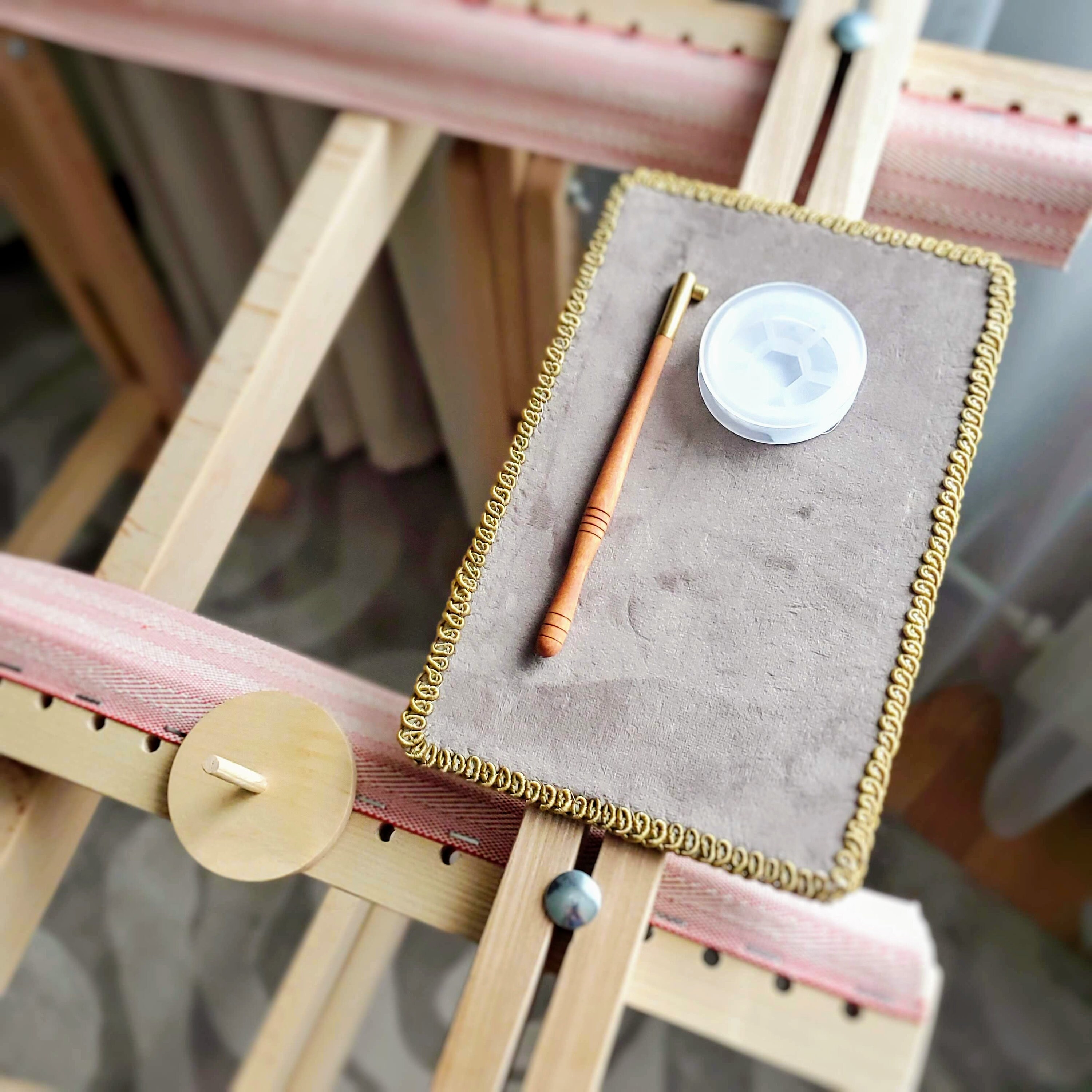 Tapestry Loom Tambour Embroidery Kit Wood Frame Holder Etsy