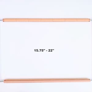 Cadre à broder en bois à clip facile 22" - 16" (56 cm - 40 cm) Cadre à défilement pour broderie à la main. Cadeaux pour grand-mère, maman