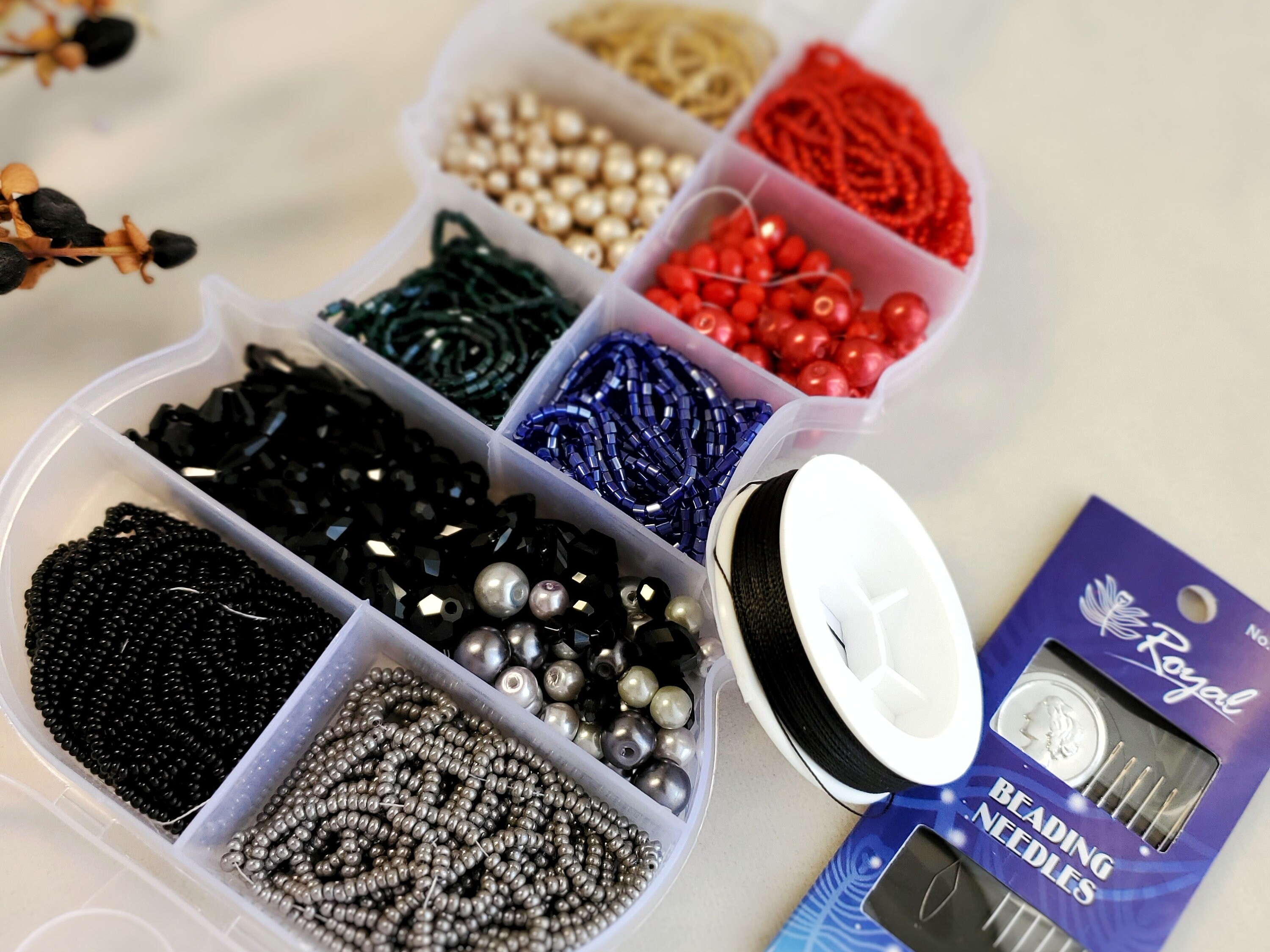Seed Beads Box Set for Tambour Embroidery Starter Kit - Etsy
