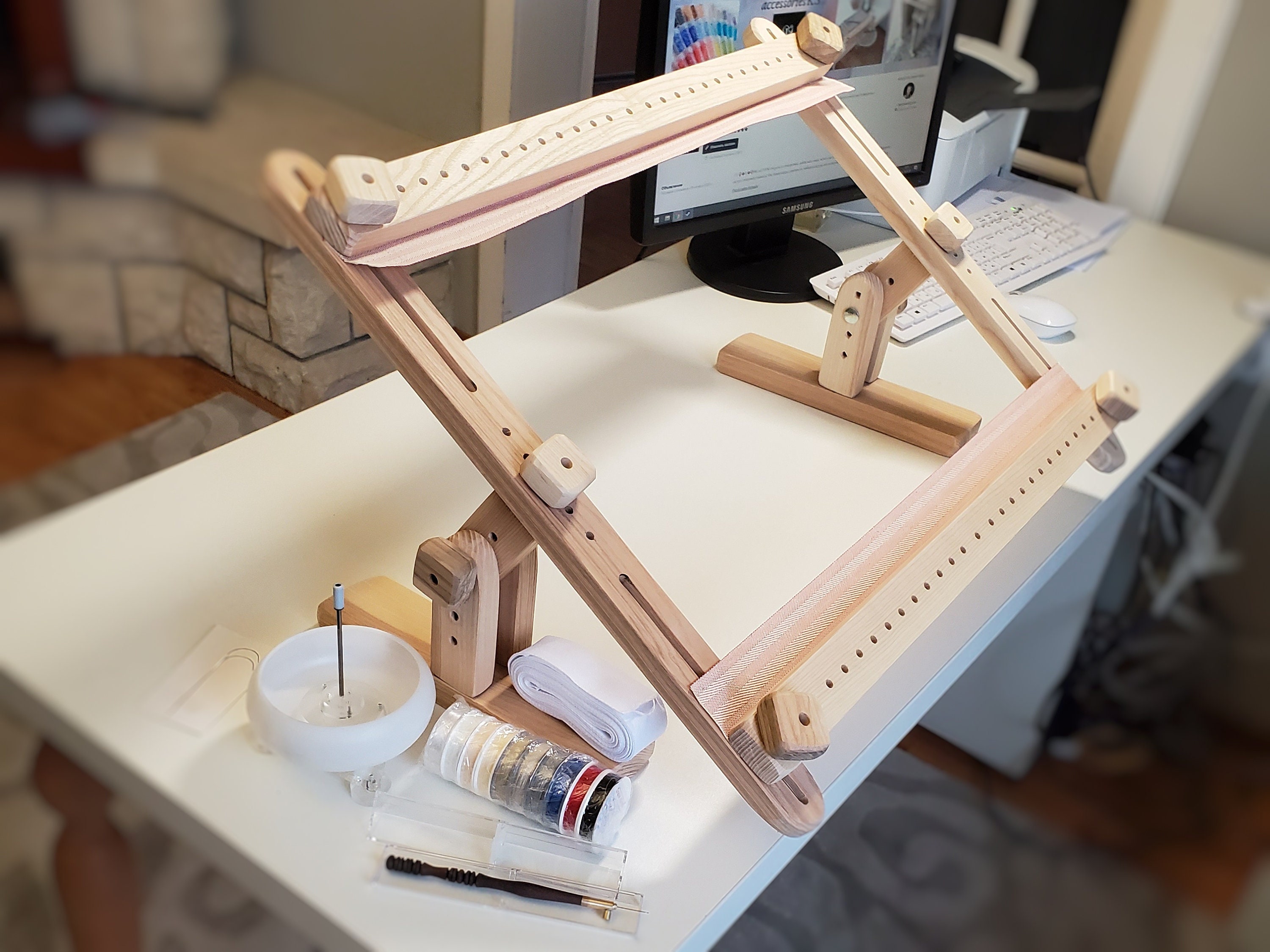 Ago Per Tamburo Aari - Uncino Per Ricamo Con Perline, Strumento Professionale Per Lavoro A Maglia E Cucito Fai Da Te - Foto 7