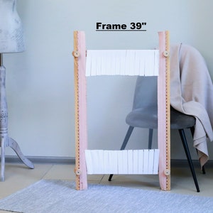 Wood tambour frame 39&quot; ( 100cm ) adjustable slate frame hoop for hand embroidery tools supplies