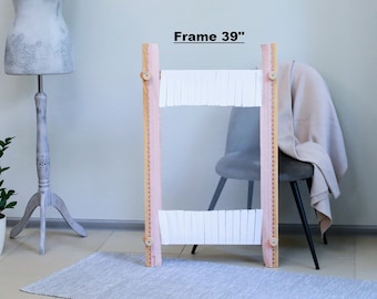 Wood tambour frame 39&quot; ( 100cm ) adjustable slate frame hoop for hand embroidery tools supplies