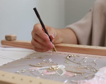 Tambour Hook for embroidery - Handmade Handle