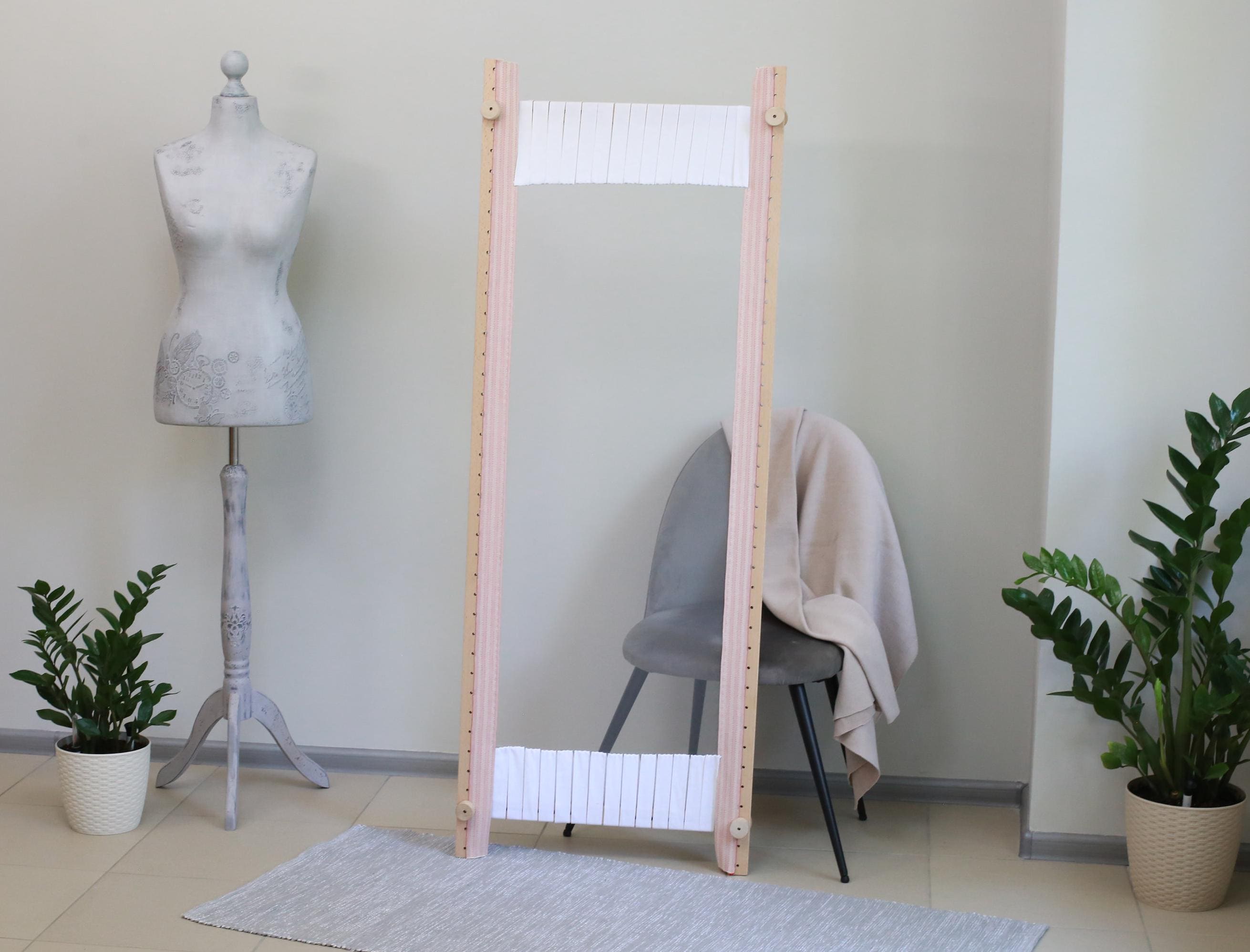 Large Wooden Embroidery Frame 63×24'' (160×60 cm) for Luneville and Tambour