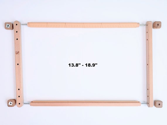 Cross Stitch Frame 19 14 35cm 48cm Wooden Scroll Frame Embroidery Supplies  