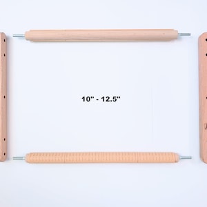 Embroidery Cross Stitch easy clip frame 10&quot; - 12&quot; ( 25cm - 32cm) Wooden Scroll Rotating Hoop, Craft supplies Gifts for mom