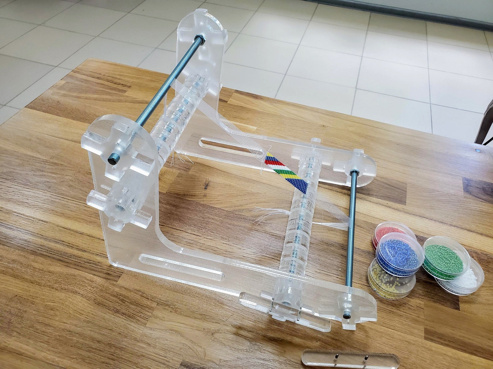 Bead Loom an Upright Beading Loom for Bead Weaving Bracelets Etsy