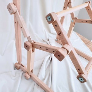 Wood Cross Stitch Frame Stand 12&quot; - 16&quot; ( 30cm - 40cm ) Needlework Adjustable Embroidery Hoops Holder Scroll easy clip frame