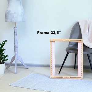 Tambour frame 23&quot; (60cm) Wooden Cross Stitch Embroidery hoop. Hand embroidery tool Supplies gifts for mom