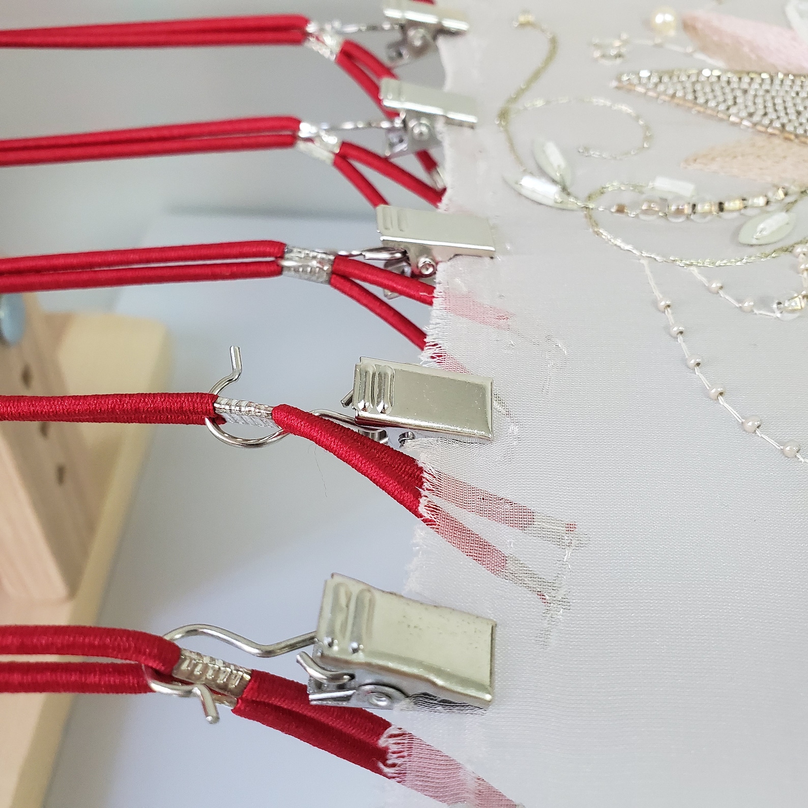 Scroll Rod Side Tension Clips Tensioners for Embroidery Frames Etsy