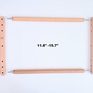 Cross stitch Embroidery easy clip frame 12&quot; - 16&quot; ( 30cm - 40cm ) Wooden Scroll Hoop needlework supplies Gifts for mom