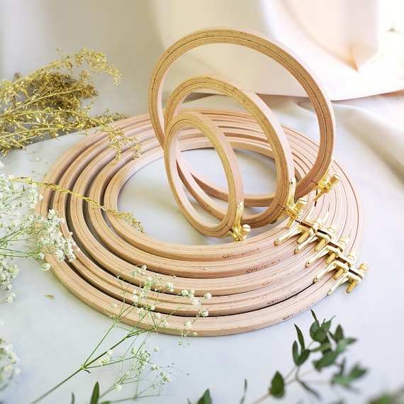 Embroidery hoop wood 0.31 inches 8 mm Cross Stitch Hoop Etsy