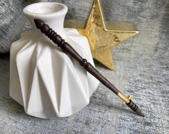 Tambour Embroidery Hook with Needle Cap – Handmade Luneville Beading Tool for Couture & Goldwork Embroidery