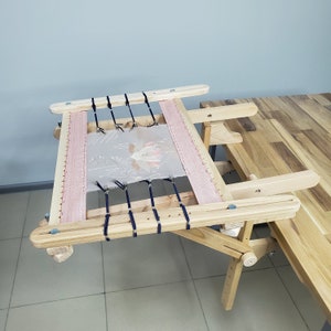 Table Embroidery Stand for Frame, needlework table holder embroidery Сross stitch frame Table clamp without frame image 9