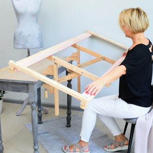 Embroidery Stand and Frame 24&quot;- 55&quot; ( 60cm - 140cm ) holder hoop Tambour embroidery supplies, needlepoint frames