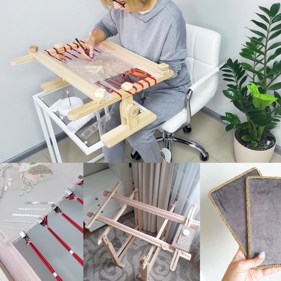 Tambour Embroidery Frame Trestles 24 47 60cm Etsy