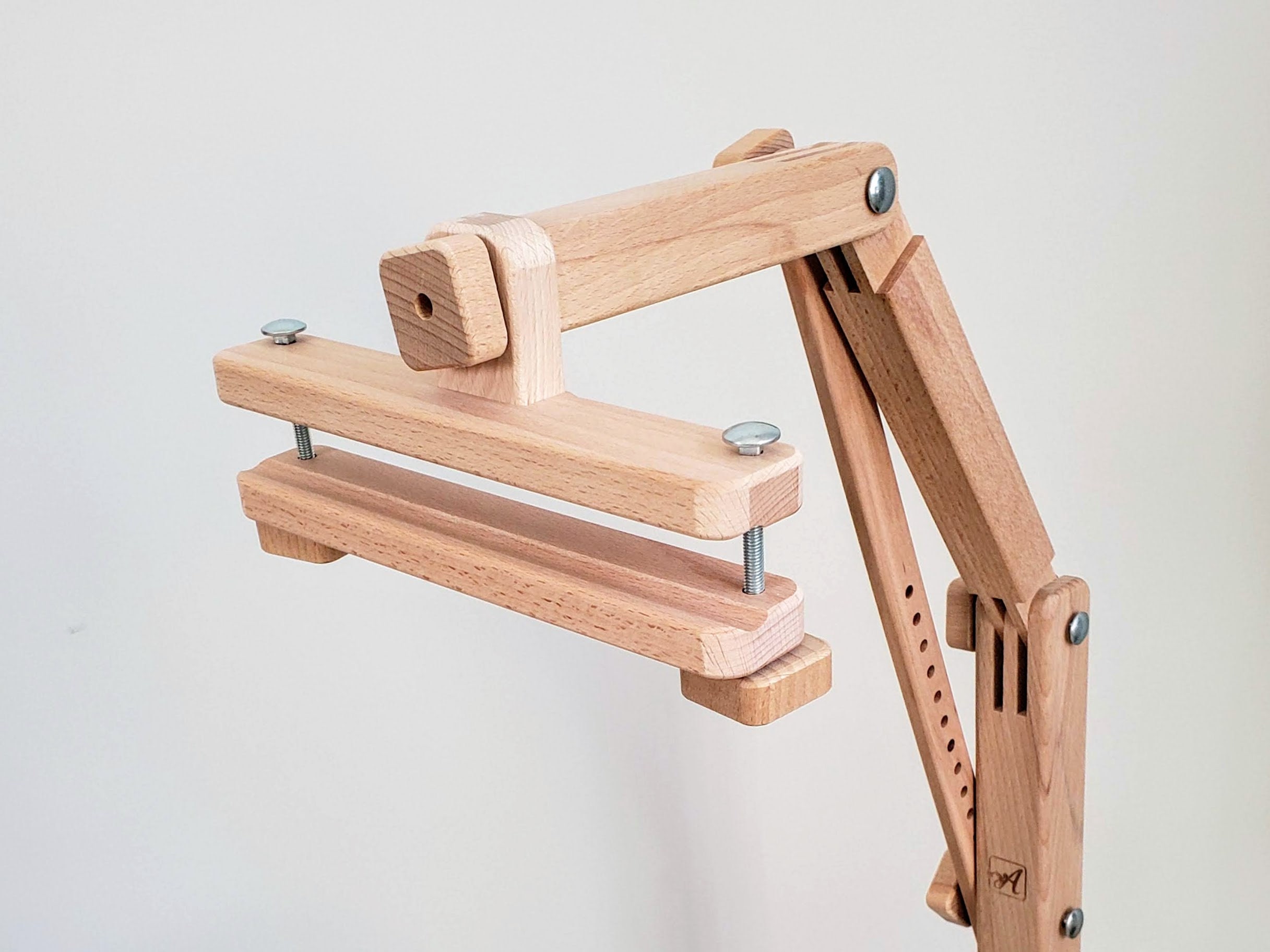 Needlework Supporto Da Pavimento In Legno Di Faggio – Per Ricamo A Punto Croce, Telaio O Cerchio - 2