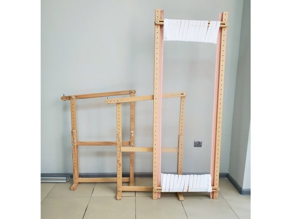 OLYCRAFT – 6 Cavalletti In Legno Di Pino Per Telaio Da Ricamo – 2 Misure – Supporto Espositore