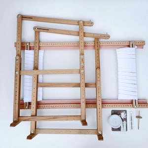 Tambour Kit Embroidery Frame & trestle stand 47&quot; (120cm) Wood Tapestry Slate Hoop, embroidery table, embroidery supplies. Gift for crafter